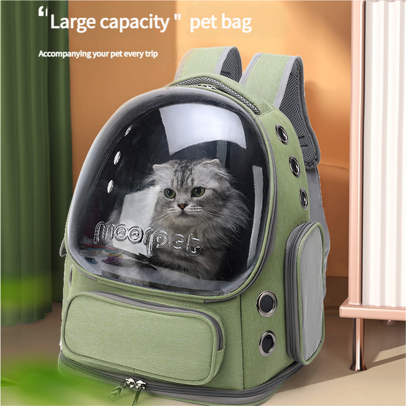 Spacious Pet Carrier with Ventilation System & Water-Resistant Design(grey) — image 4
