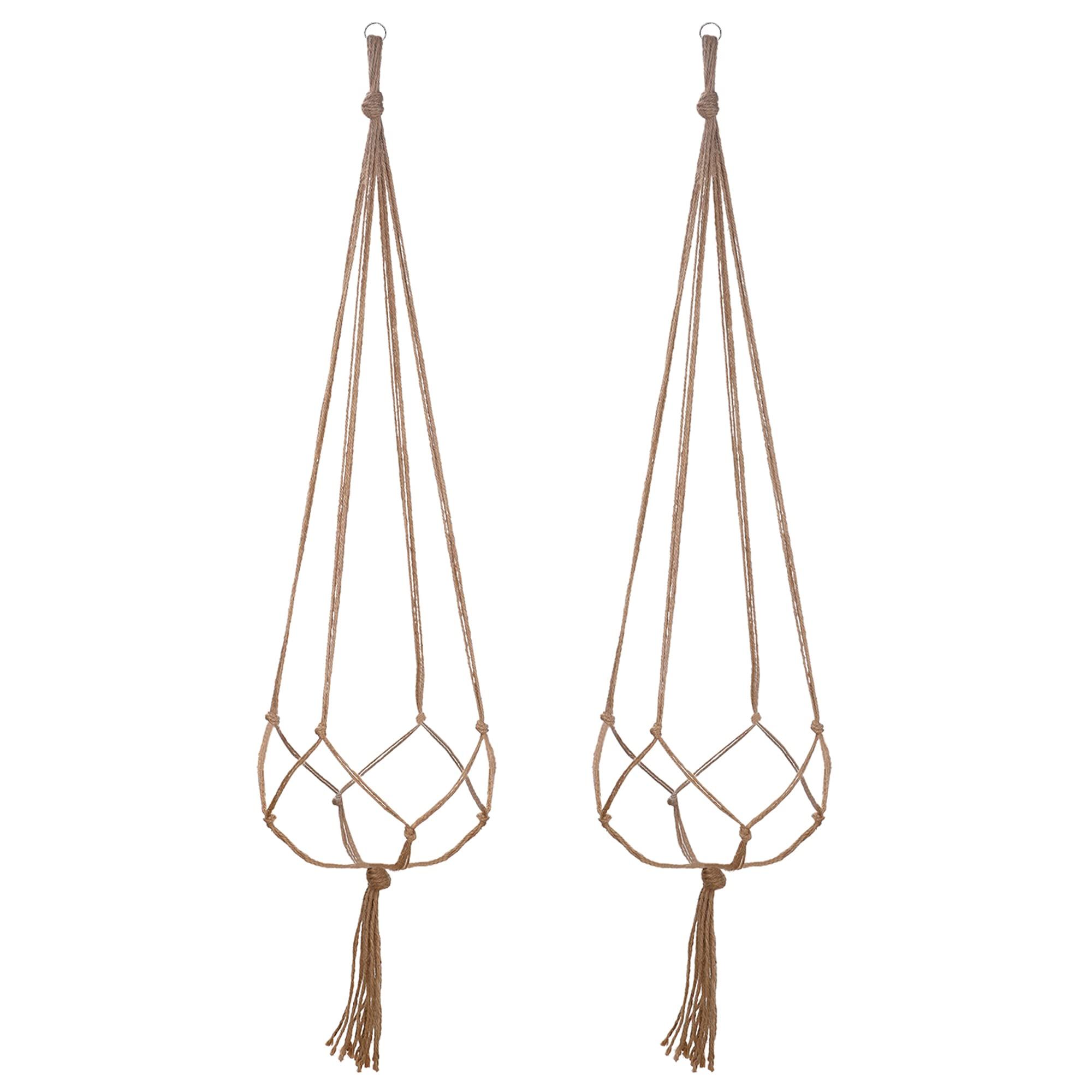 2 Pack 48 Inches Plant Hanger Flower Pot Plant Holder for Indoor Outdoor Decorations, Large, 4 Legs