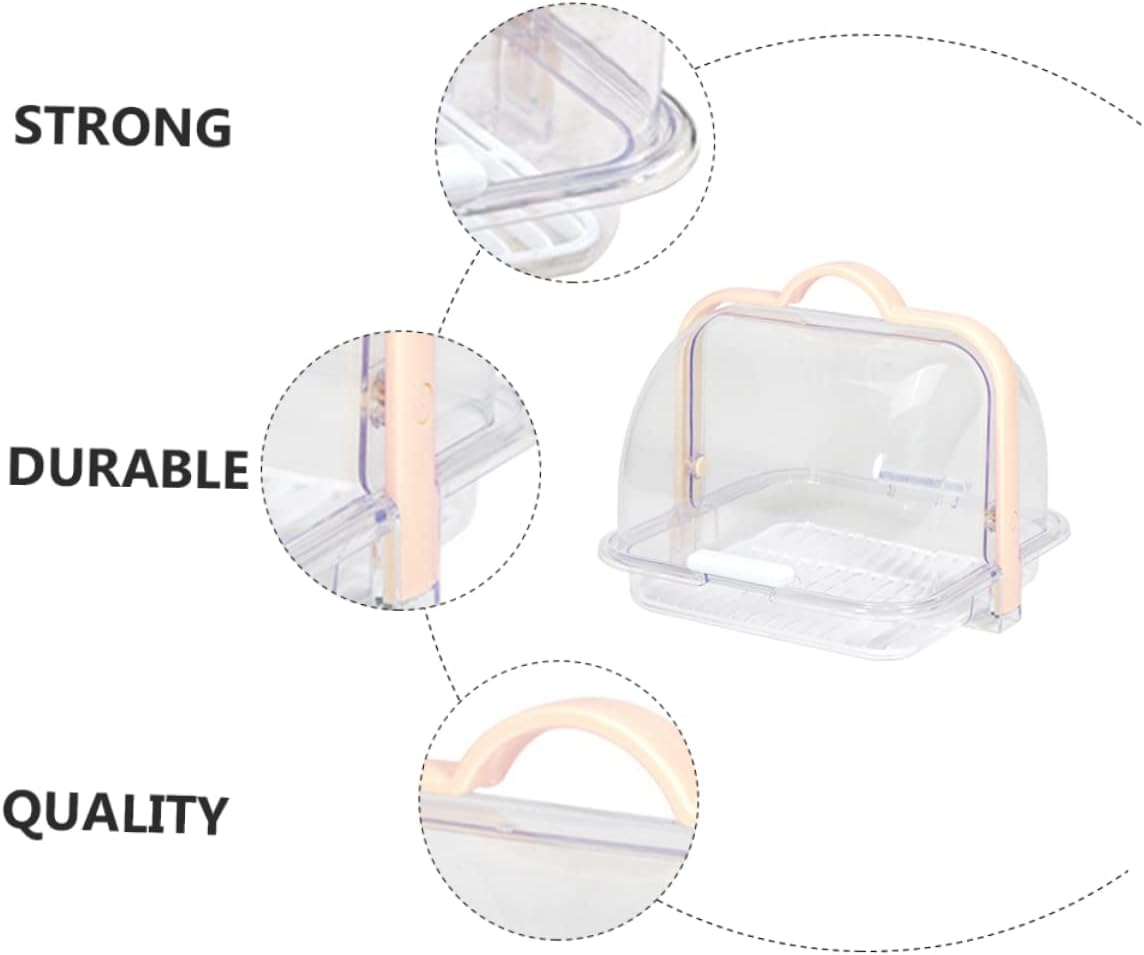 Transparent Food Storage Container with Lid and Drip Tray for Bread Milk Packaging — image 4