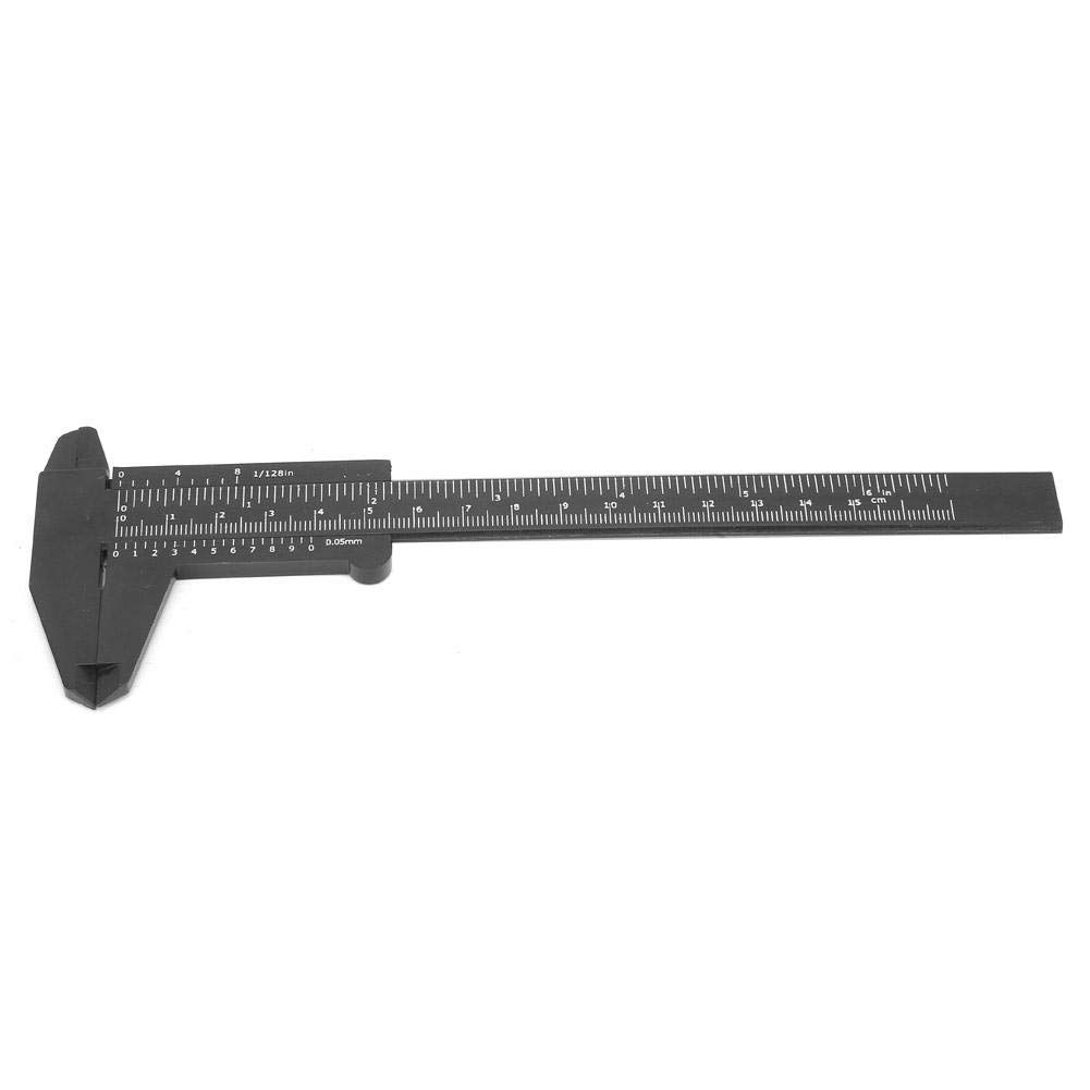 Mini Plastic Caliper High Accuracy Double Rule Scale Measuring Tool Rectangular Vernier Caliper Fast Read Sliding Gauge Ruler โ image 4