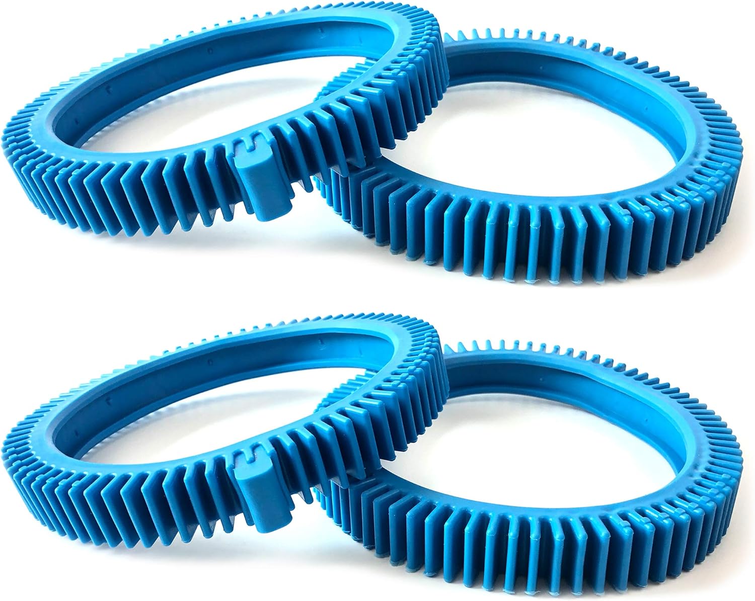 Pool Cleaner Front Tire and Rear Tire Combo Kit, Compatible with Poolvergnuegen Super Hump 896584000-143 and 896584000-082 (2-Pack Front & 2-Pack Rear) — image 4