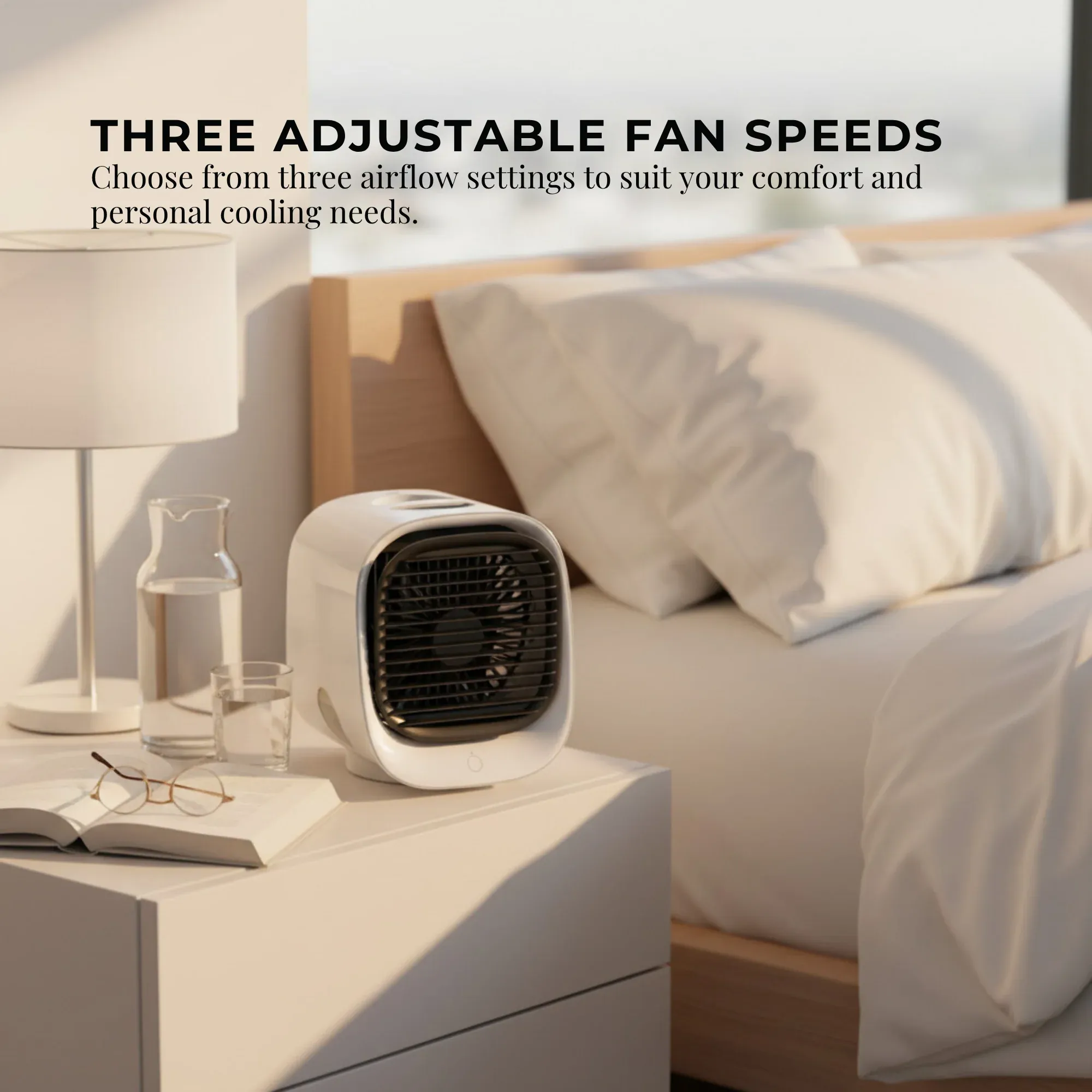 Orku USB Mini Evaporative Air Cooler Fan White - 300 Ml Water Tank — image 4