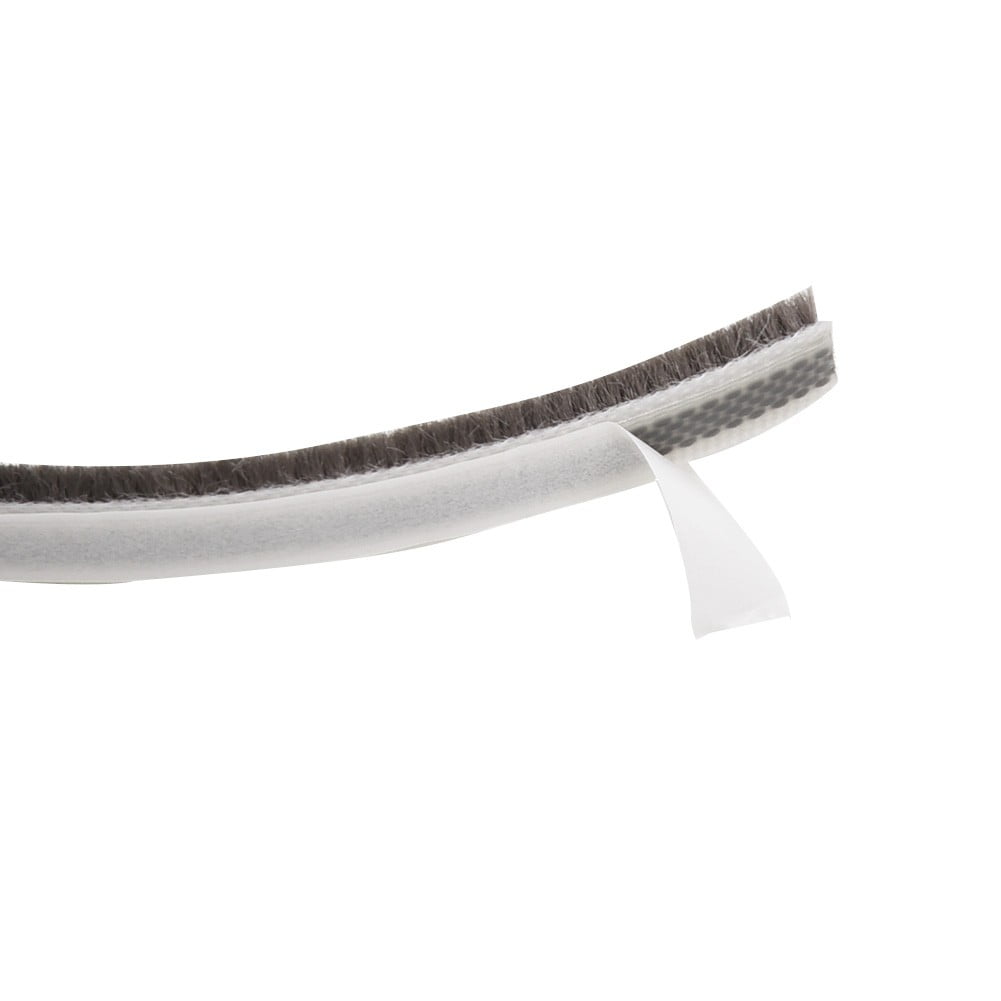 Decor Bottom Bristle Pile Seal Film Door Draught Excluder Brush Weather Strip 10M 5/9/15/23Mm Diy Home High Quality White 9×5Mm 9×23Mm Grey — image 5
