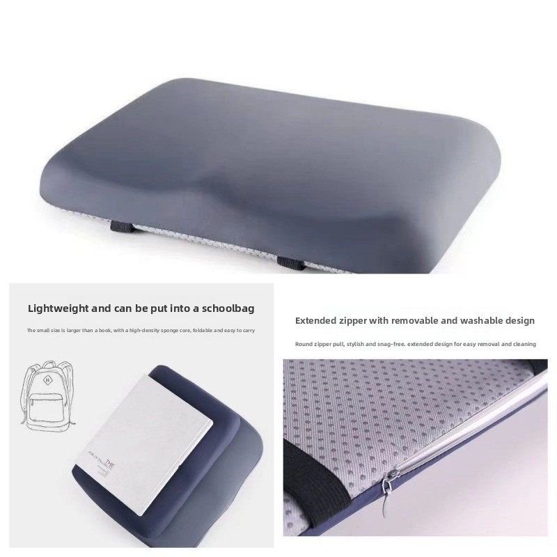 Azurite Ergonomic Memory Foam Student Seat Cushion – 34×24×5cm, Breathable & Anti-Slip Design for Long-Term Sitting Comfort in Classrooms | Ideal for Primary — image 5