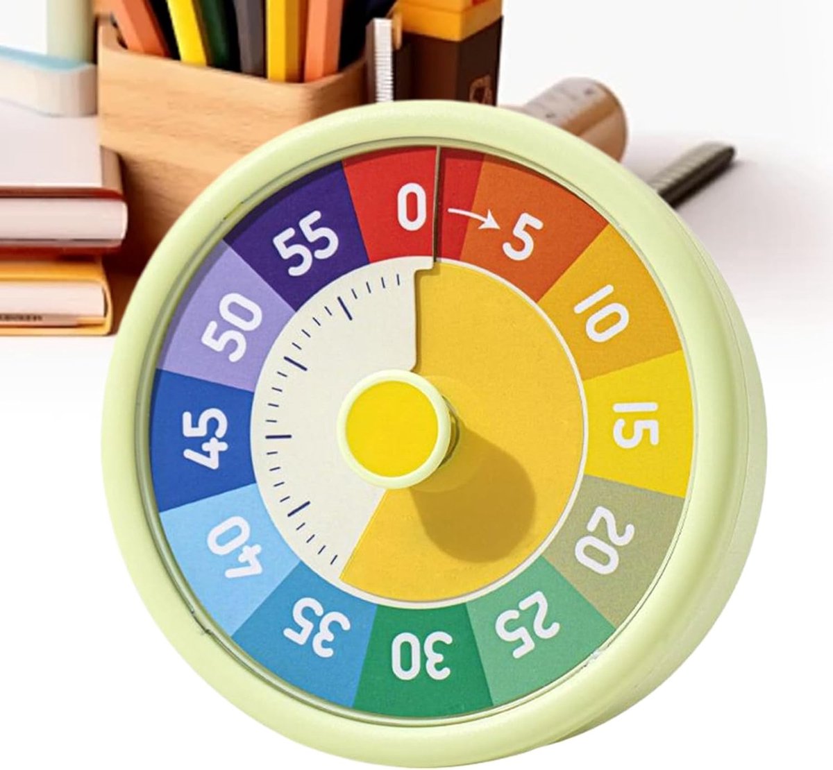 timer - Visual countdown - 60-minute countdown timer - Countdown clock - Kitchen timer - Pomodoro timer - Silent time management - for fitness, studying, time