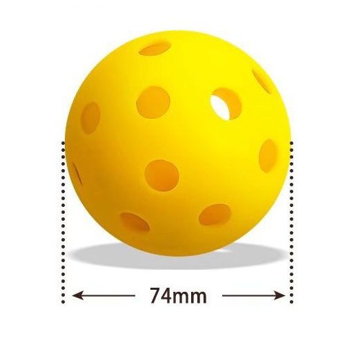 Green Pickleball Balls Set - 6 Piece 40 Hole Outdoor Indoor Pickleball Match Balls โ image 3