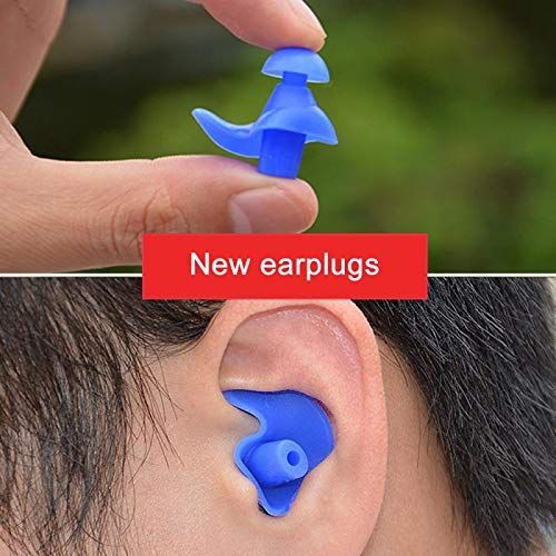 3pc Ear Plugs,Ear Protection, Soft Silicone Earplugs Diving Anti-Noise Swim Accessories Ear Plugs for Diving Sports Women Man — image 5