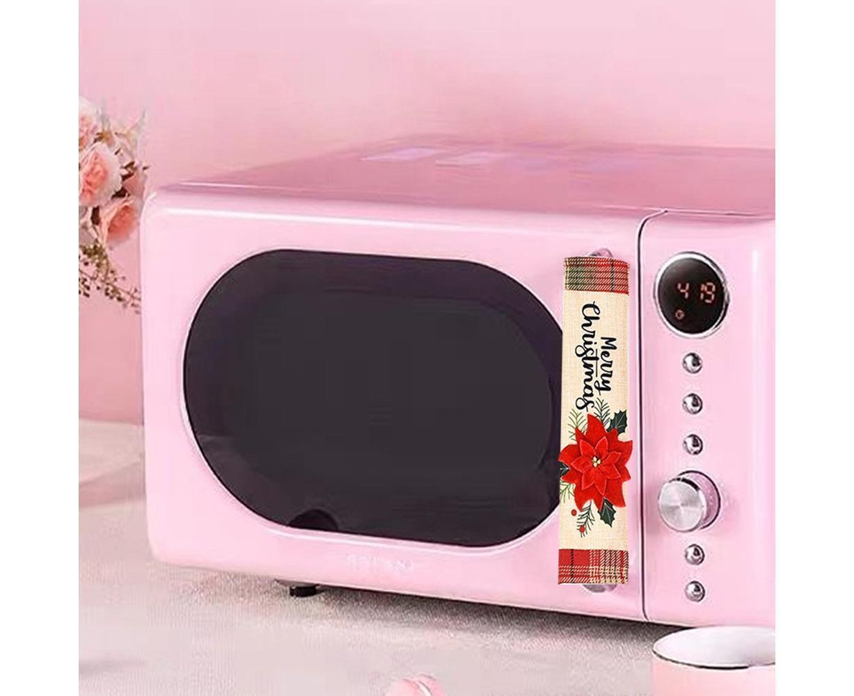 3Pcs Christmas Refrigerator Microwave Oven Door Handle Cover Sleeve Decoration โ image 5