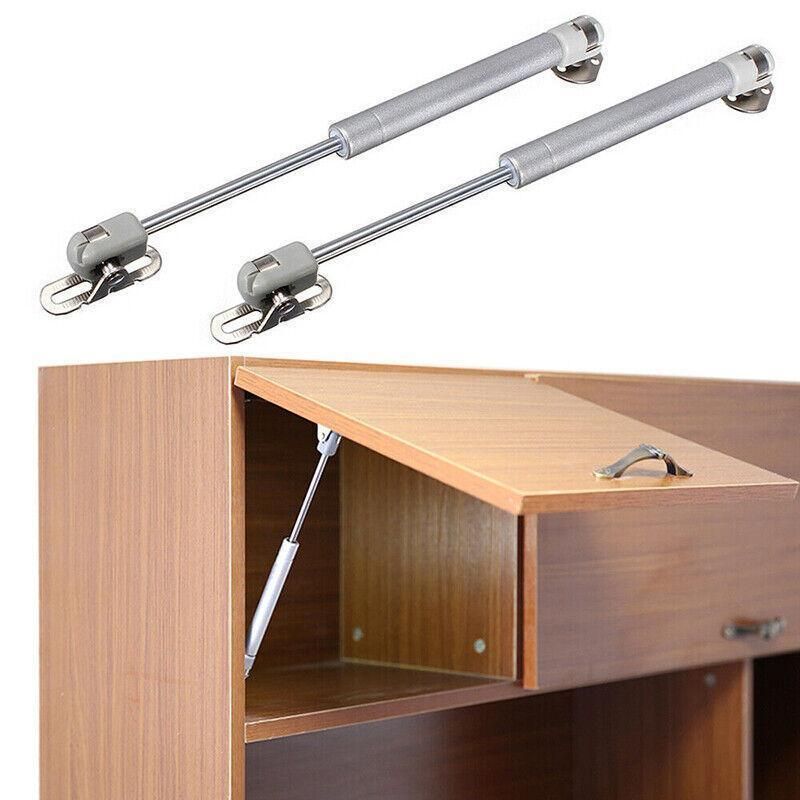 4PCS 60N Gas Strut Kitchen Cabinet Cupboard Door Hinges Stays - Black — image 5