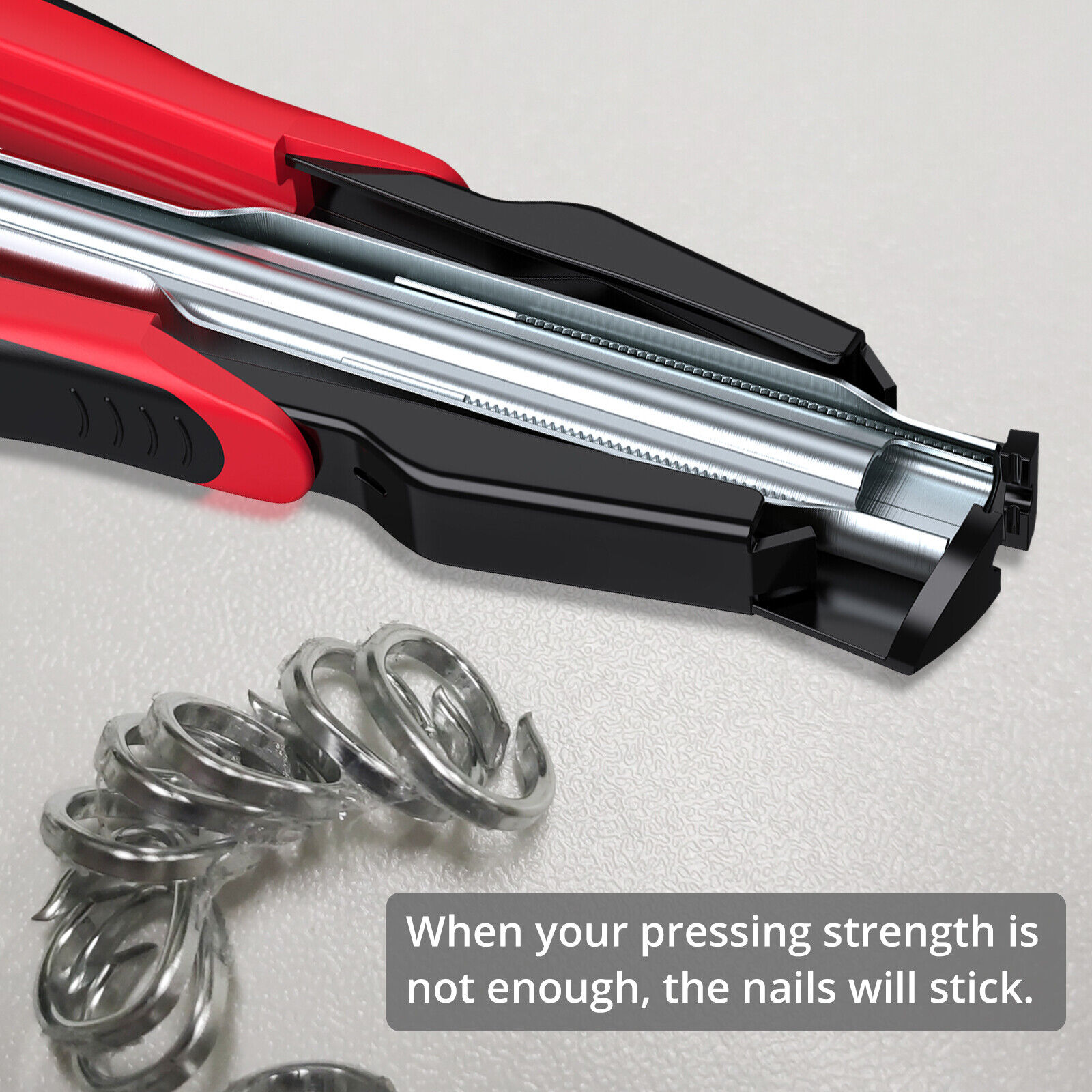 Hog Ring Gun C Clip Auto Feed Nailer Pliers+2500pcs Galvanised Steel Hogring Set โ image 6