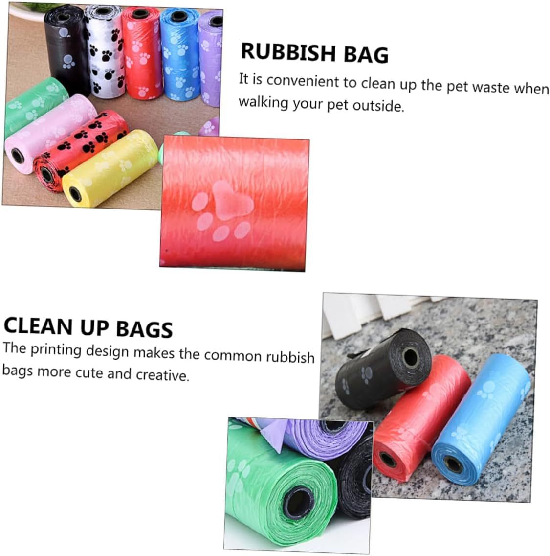 300-Count Biodegradable Dog Poop Bags with Bone Dispenser - Bulk Pack & Extra Thick, Leak-Proof Pet Supplies — image 3