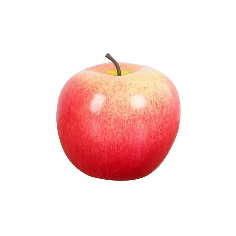 10 X Artificial Green or Red Apples for Home Party Wedding and Shop Decor - Green β image 4
