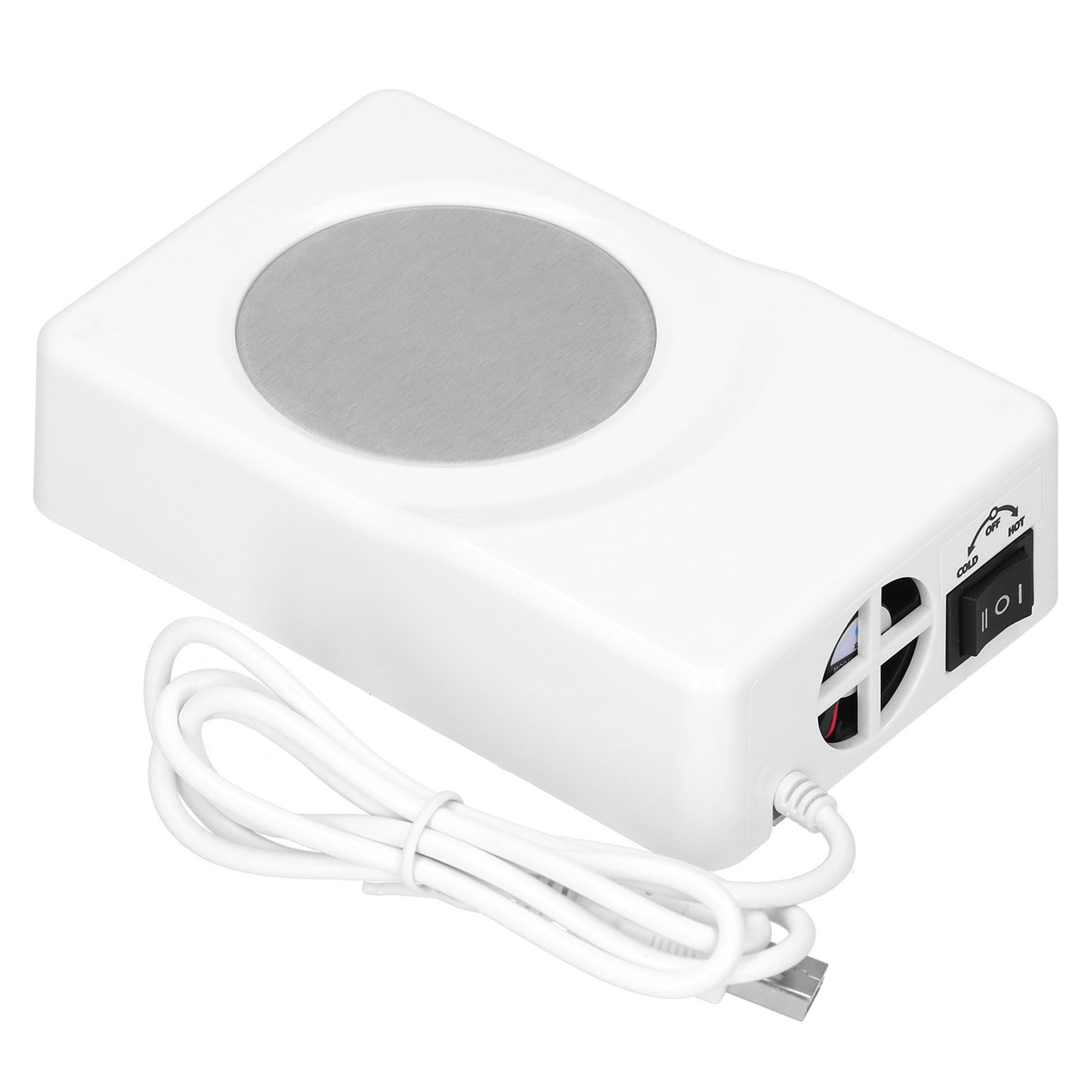 USB Heating Cooling Coaster Portable Cup Warmer Refrigeration Pad for Home Office Car Use — image 6