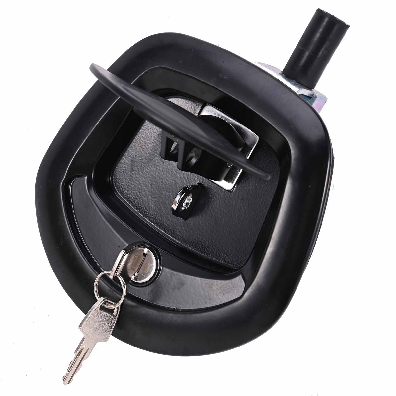 Black Power Operated Central Locking Handle Whale Tail Lock Recessed Folding 12V โ image 3