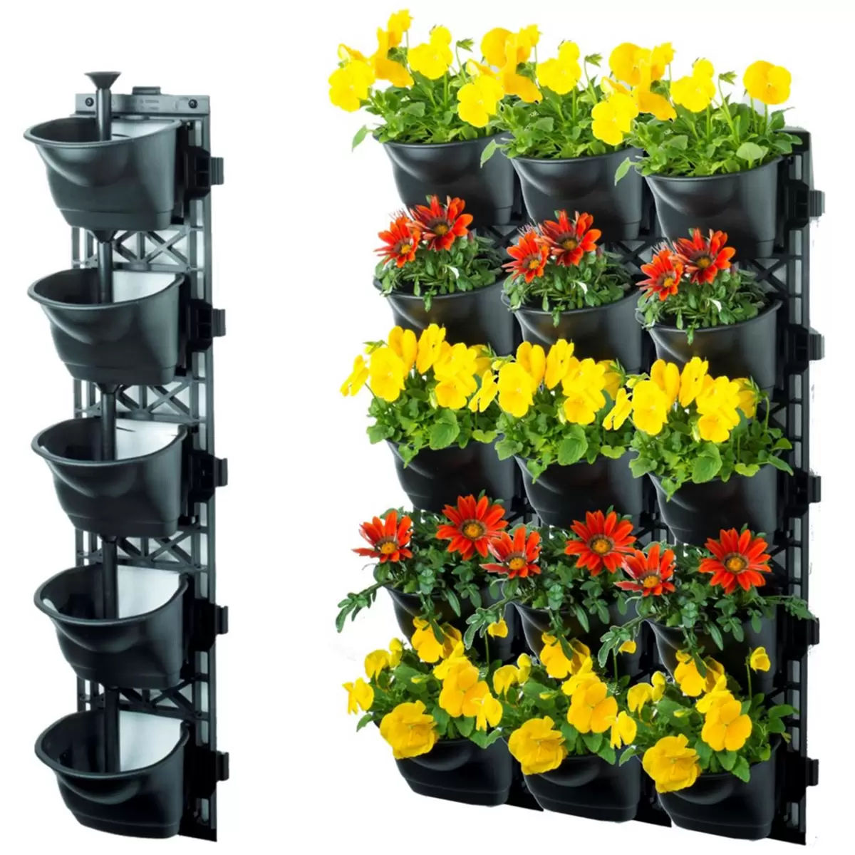 Quint vertical garden with 3 frames and 15 pots — image 3