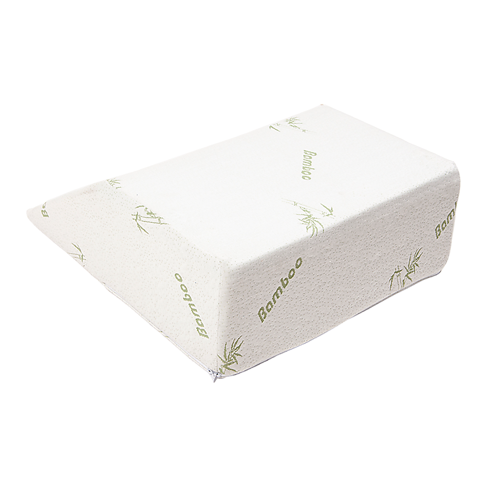 Cool Gel Memory Foam Wedge Pillow with Bamboo Cover for Bed & Lounge Comfort โ image 4