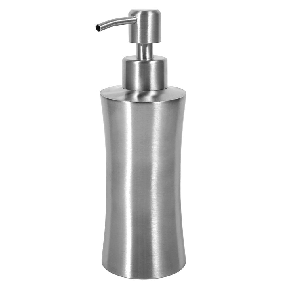 304 Stainless Steel Bathroom Shower Pump Lotion Dispenser Liquid Bottle (250ml) — image 3
