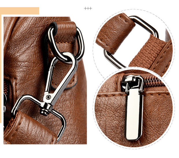 Purple Women's Anti-Theft Backpack Purse Soft Faux Leather Convertible Rucksack Shoulder Bag Large Capacity 31cm for Travel Work Daily Use โ image 2