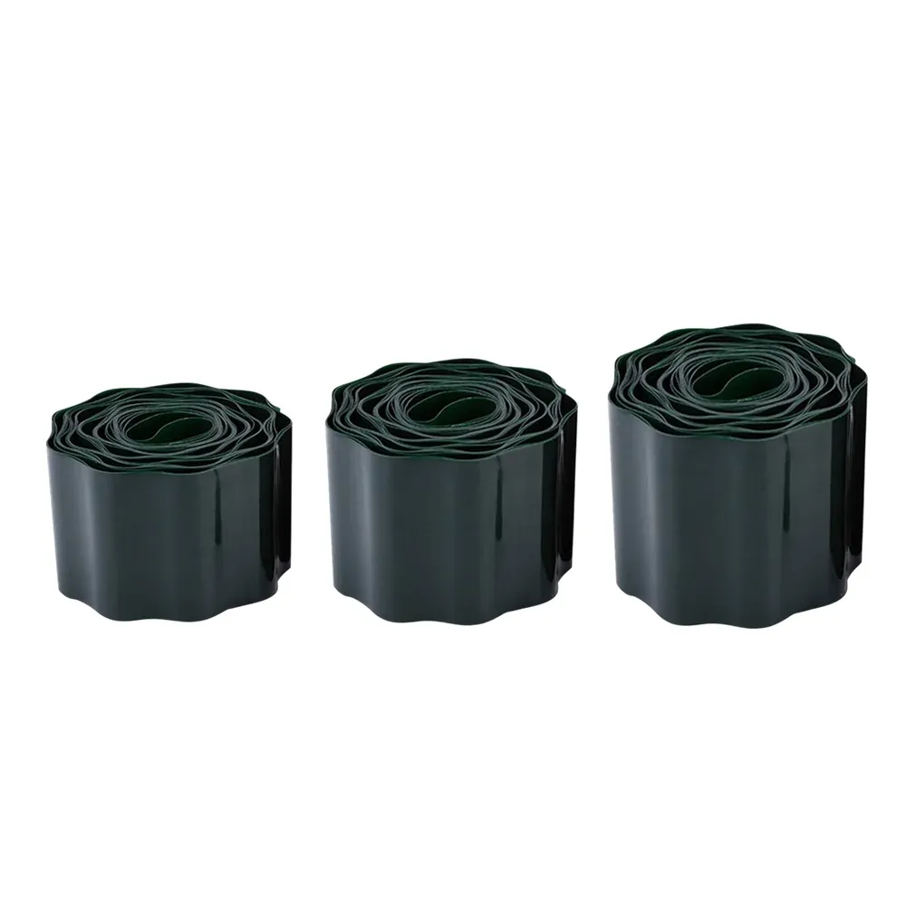 Green Garden Landscape Edging Border Flexible Lawn Fence Roll Outdoor Decor - 20cm โ image 3
