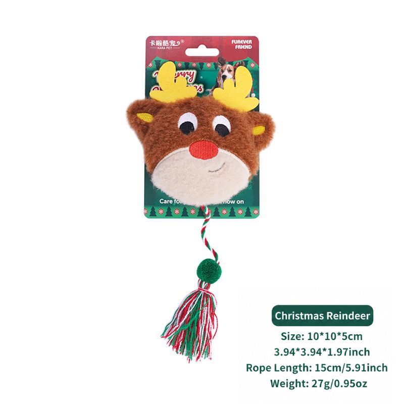 Delightful Christmas Catnip Cat Toys Set with Crinkle Sound – Soft Plush Biting and Kicking Playmates for Your Feline, Perfect Holiday Gift to Keep Indoor Cats — image 5