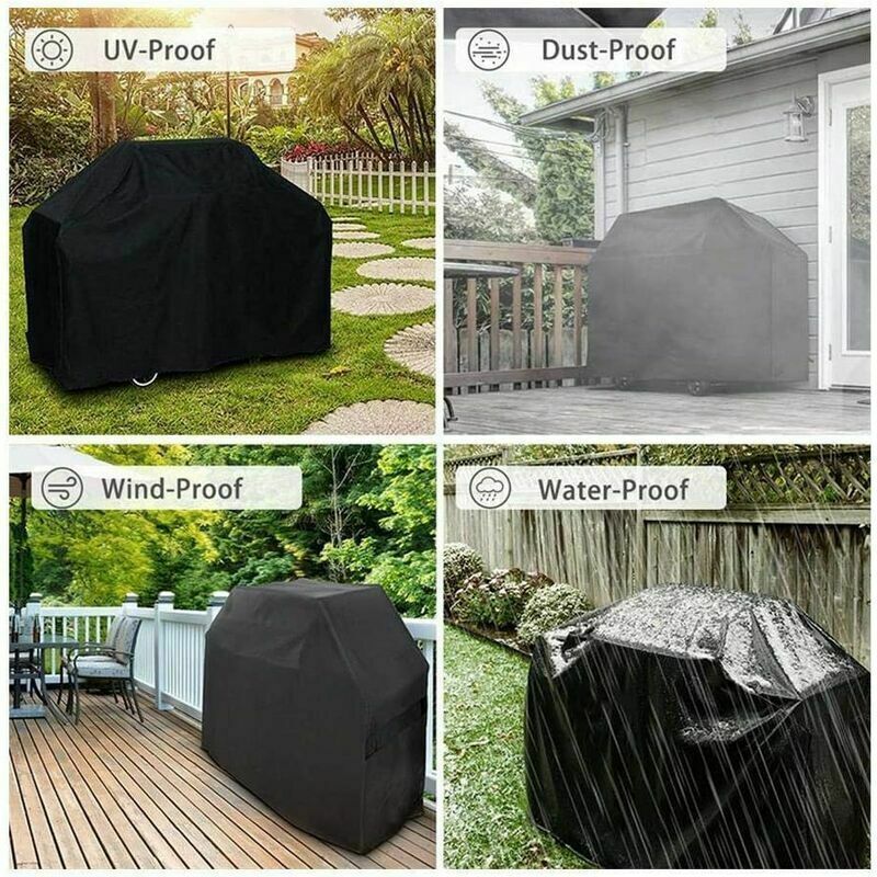 Campingaz Barbecook Rectangular Barbecue Cover L, Durable 210D Oxford BBQ Protective Tarp, Waterproof, Dustproof, UV-Resistant, 170 × 61 × 117 cm — image 2