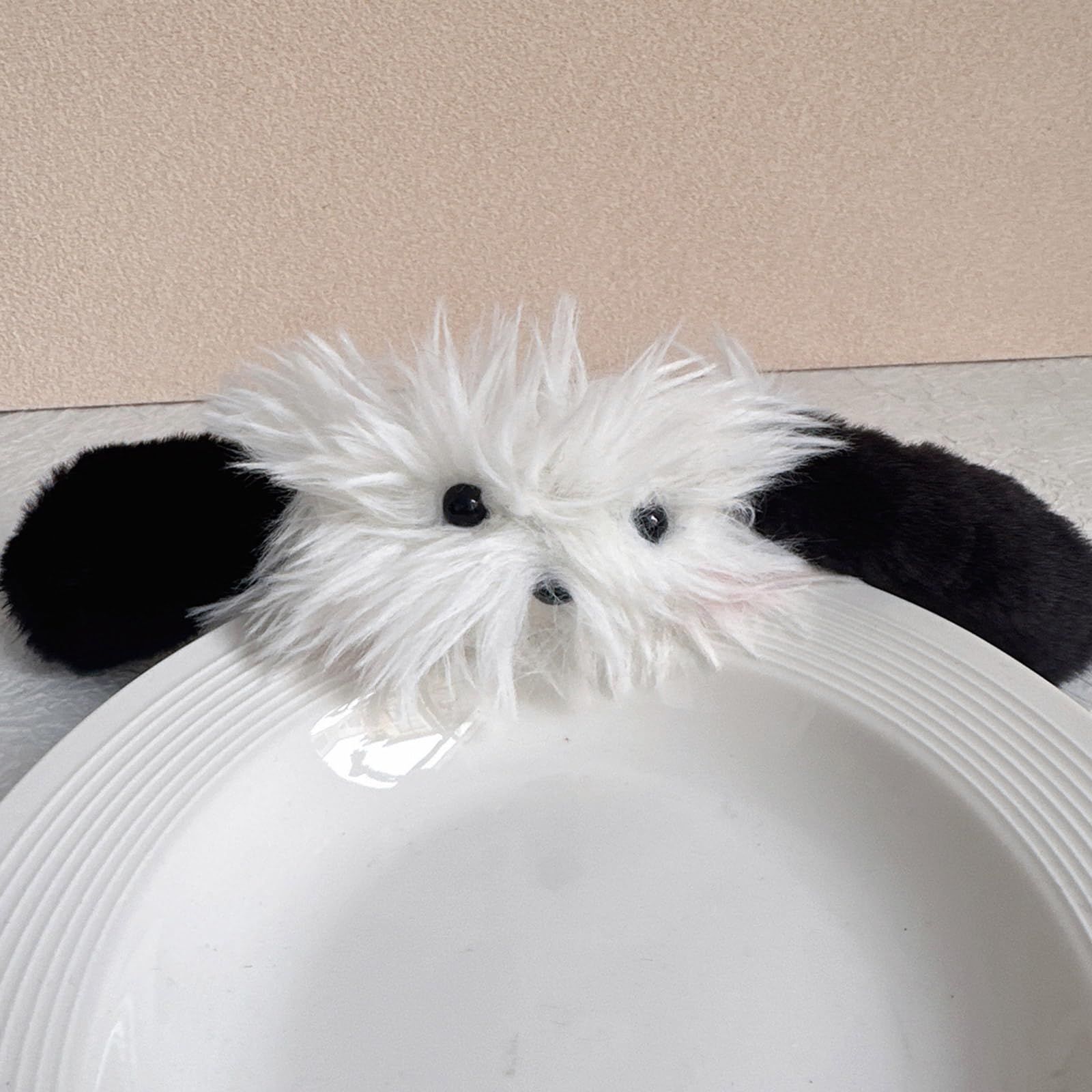 Cute Plush Puppy Long Ear Hair Hoops for Women's Toilet and Makeup Universal Cartoon Funny Hair Accessories — image 3