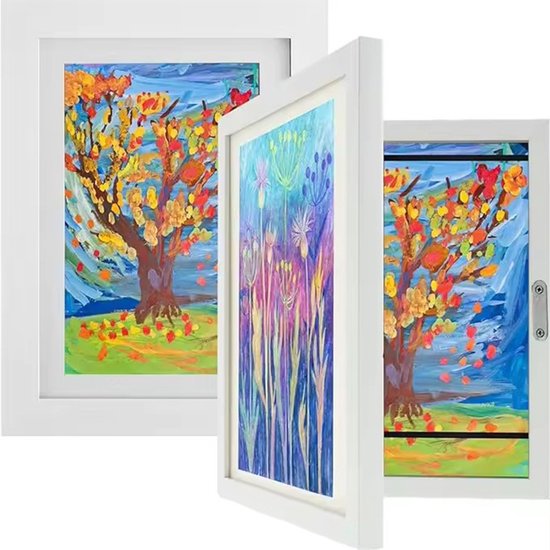 Interchangeable frame - children's drawing - Interchangeable frame A4 - Children's artwork - children's drawings interchangeable frame - Photo frame Poster