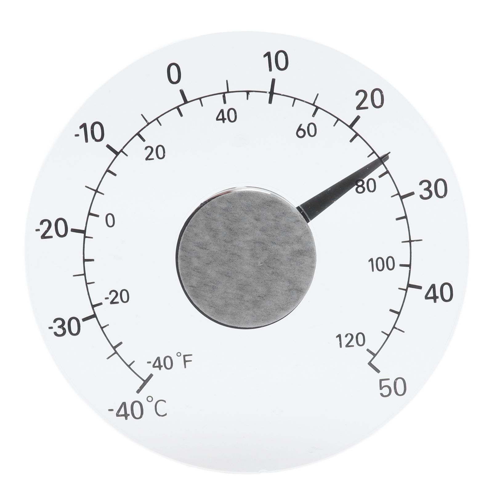 Outdoor Thermometer Adhesive Transparent Waterproof Door Window Temperature Meter for Farm Home