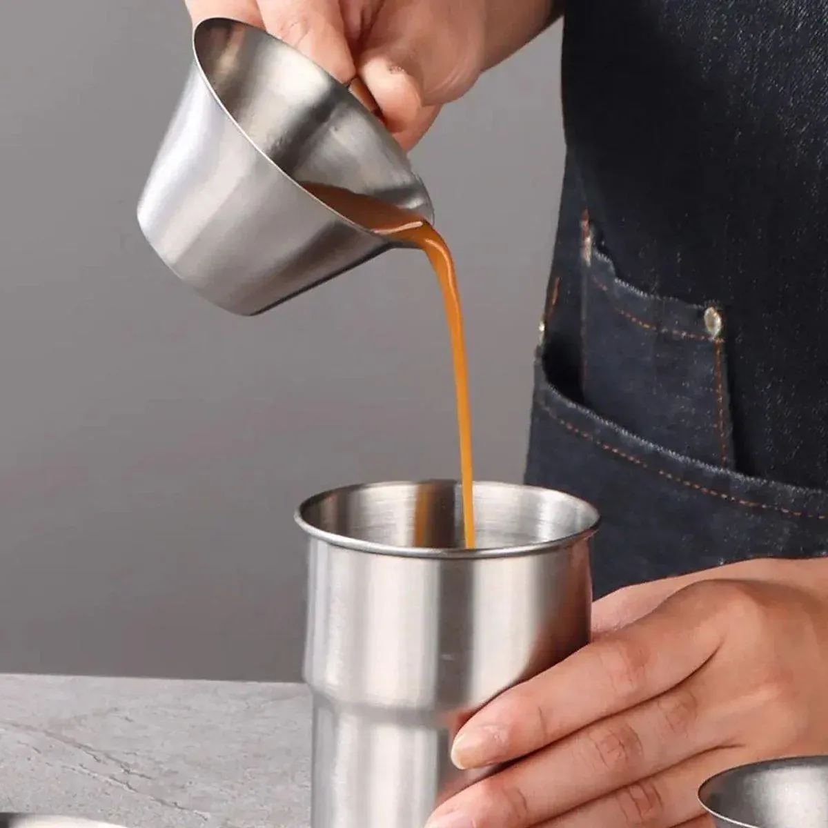 100ml Stainless Steel Coffee Extraction Measuring Cup Graduated Coffee Tool โ image 6