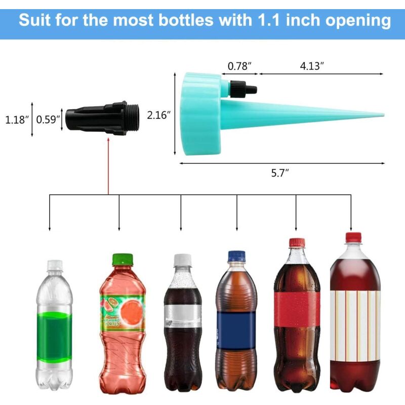 12 pcs Adjustable Irrigation Drip Irrigation Kits Automatic Drip Irrigation Plant Vacation With Control Valve For — image 3