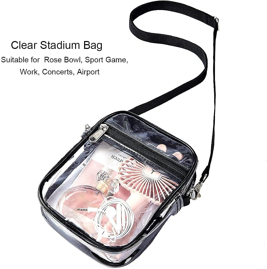 Clear Crossbody Bag, Stadium Approved Clear Purse Bag for Concerts Sports Events β image 6