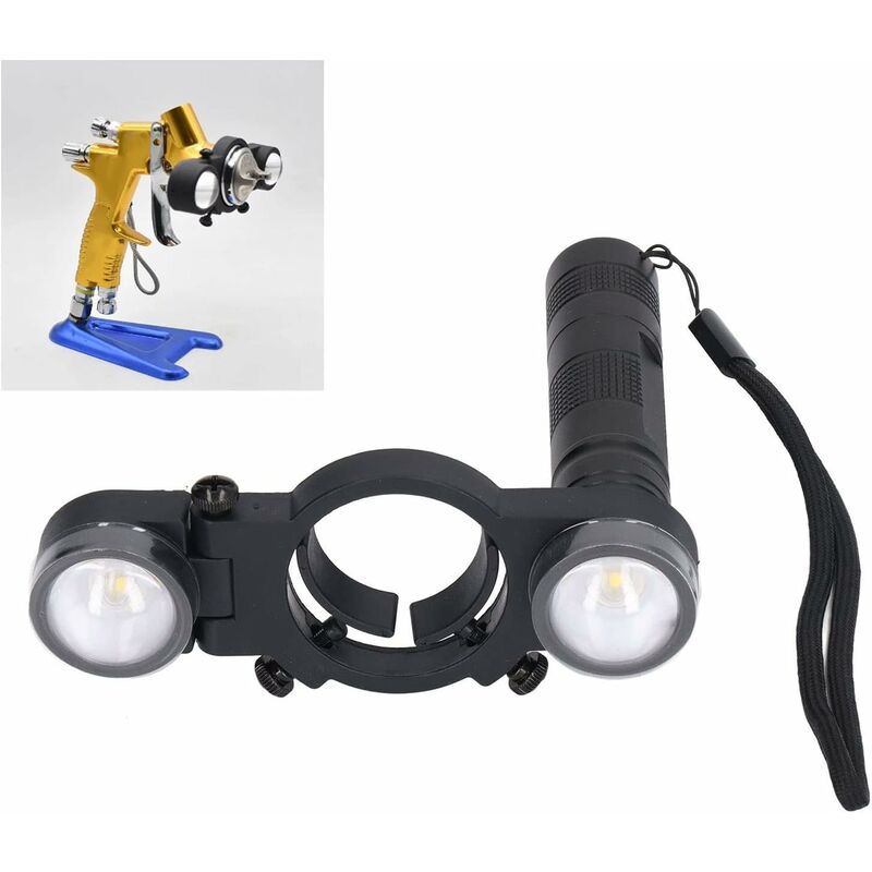LED Paint Spray Gun Light, Universal LED Paint Spray Gun Light With Adjustable Brightness, For Automotive And Household — image 4