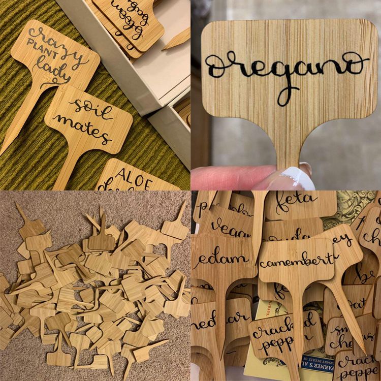 50pcs Plant Label Garden Label Stakes Sign Garden Stake Tags Garden Labels Gardening Label Plant Stake Labels Flower Tags — image 4