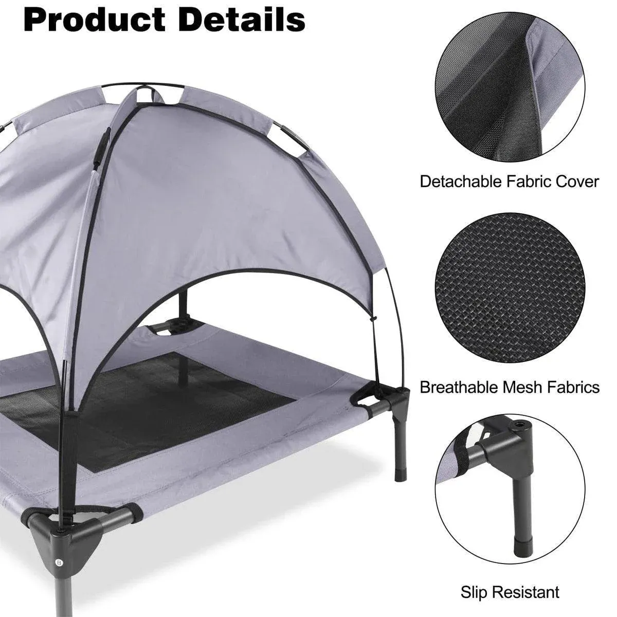 Portable Pet Travel Tent Foldable Dog Cat Camping Shelter Outdoor Summer Nest - S โ image 5