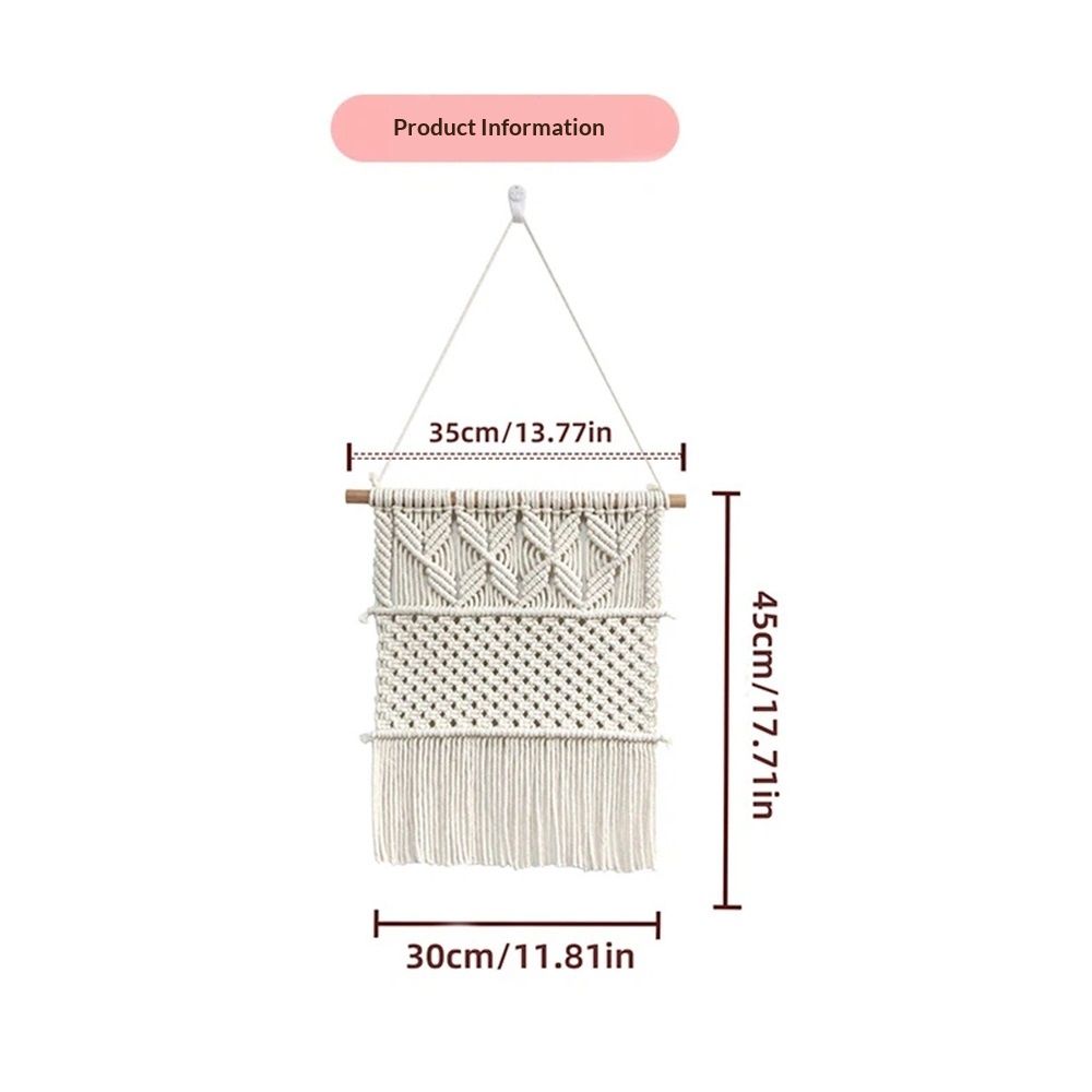 Hanging Tapestry Hand Woven Tapestries Boho Wall Art Decor Home Wall Decor Wall Pediment — image 5