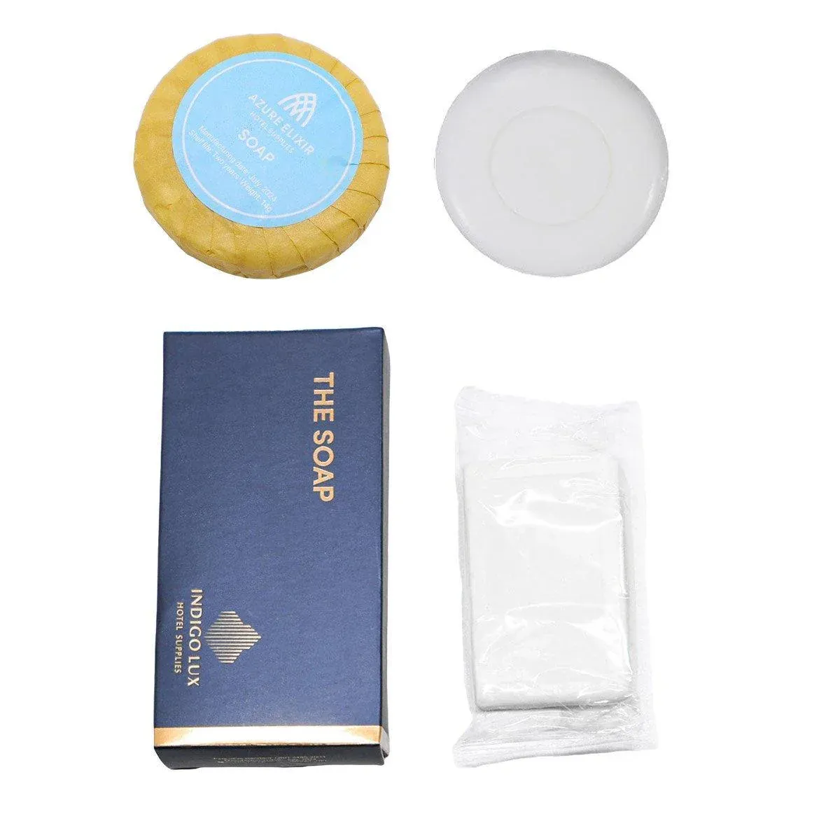 50pcs Hotel Soap Bars for Guesthouse Bathroom Travel Toiletries Set Hotel Use - Round โ image 3