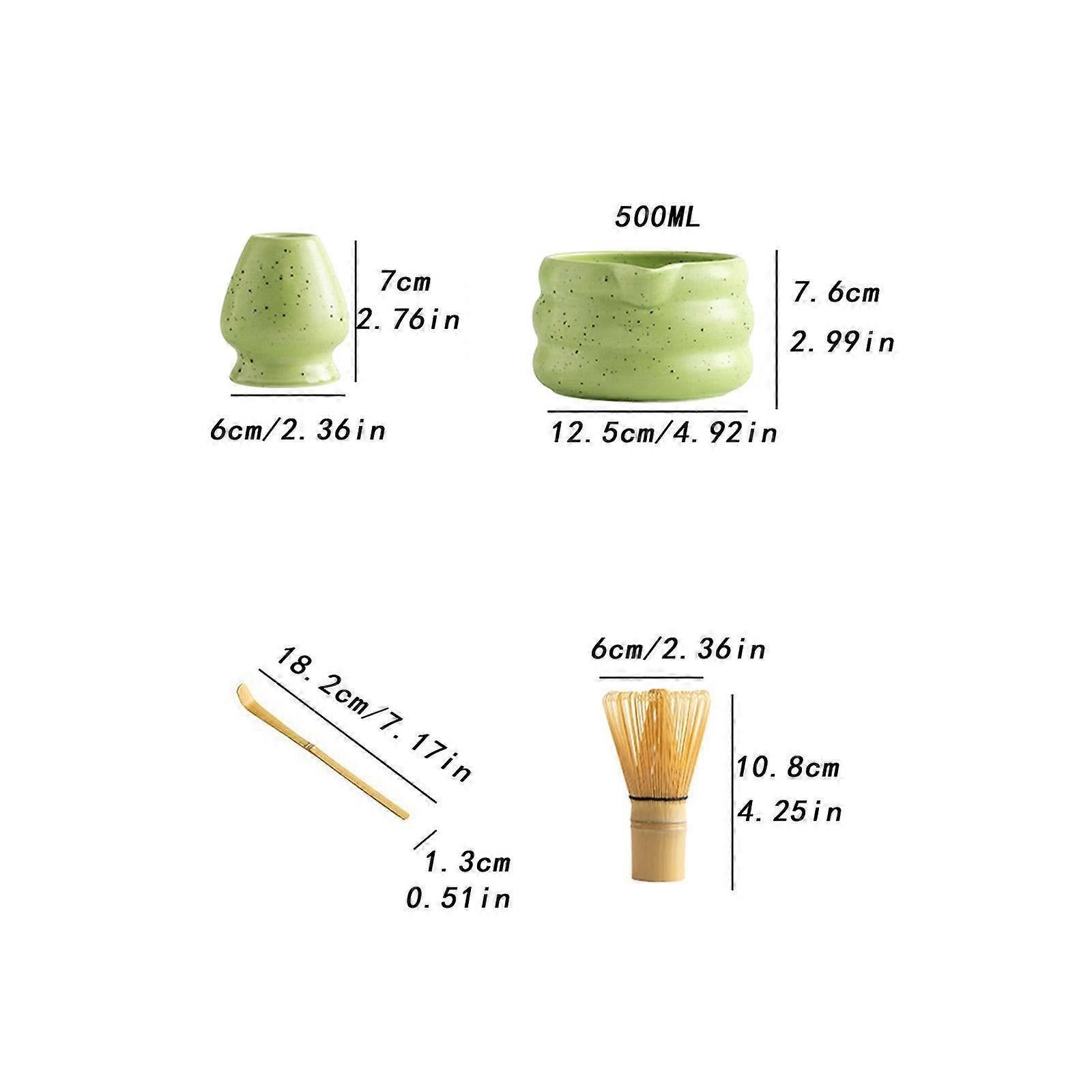 4pcs Matcha Whisk Set - Bamboo Whisk, Holder, Tea Making Tools for Matcha Lovers — image 2