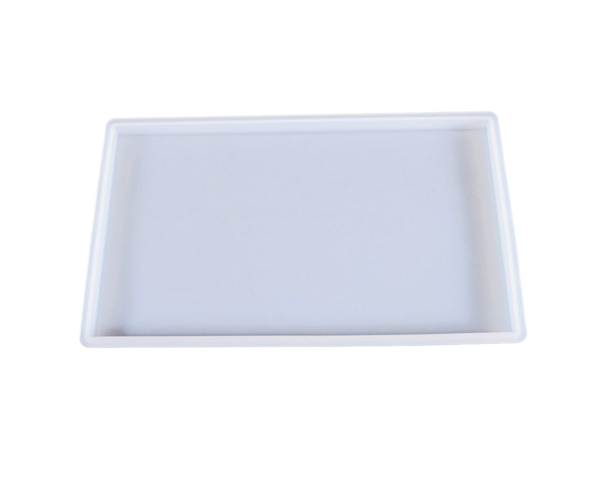 Craft Tray Plate Fruit Bowl Silicone Square Rectangle Shape Resin Mold DIY Tool-3#