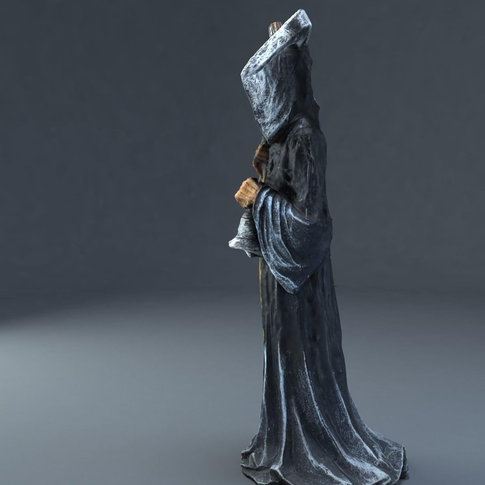 Death Statue Standing Grim Reaper Statue Resin Religious Decorative Figurine Altar Sculpture Desktop Ornament (Black, One Size) โ image 5