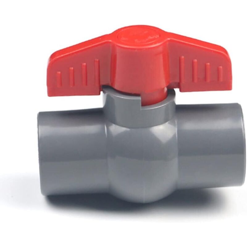 Pvc Ball Valve, U-Pvc Plastic Valve, Straight Connectors For Flow Control And Shutoff (Φ20Mm) — image 3