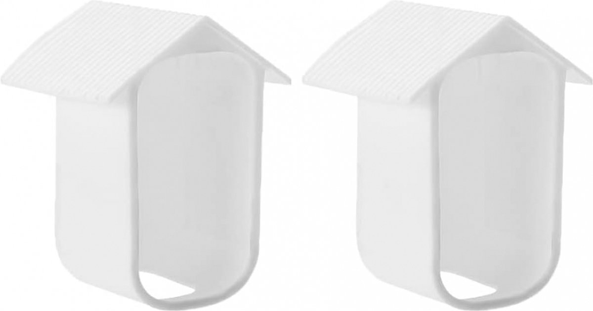 2 pieces - Camera silicone protective cover - security camera protective cover - white - soft silicone case - security camera protective cover - weatherproof