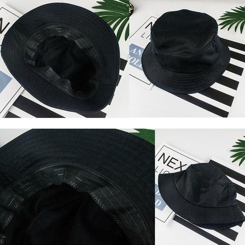 9 Colours Unisex Sun Bucket Hat Perfect for Outdoor Adventures - Black β image 6
