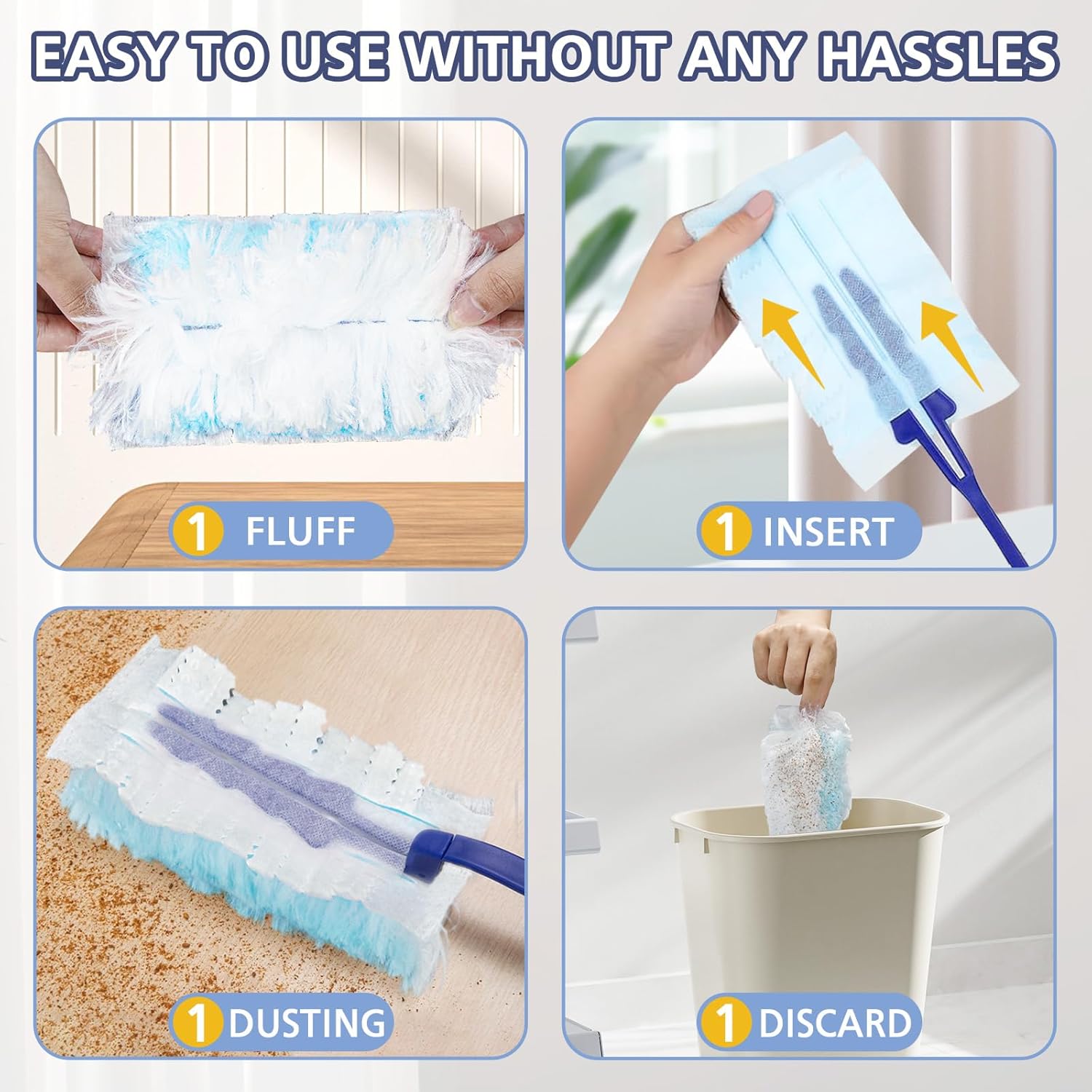 Duster Refills for Swiffer Dusters, 35 Count Disposable Duster Refill Heavy Duty Dusters Refills Replacement Head — image 4