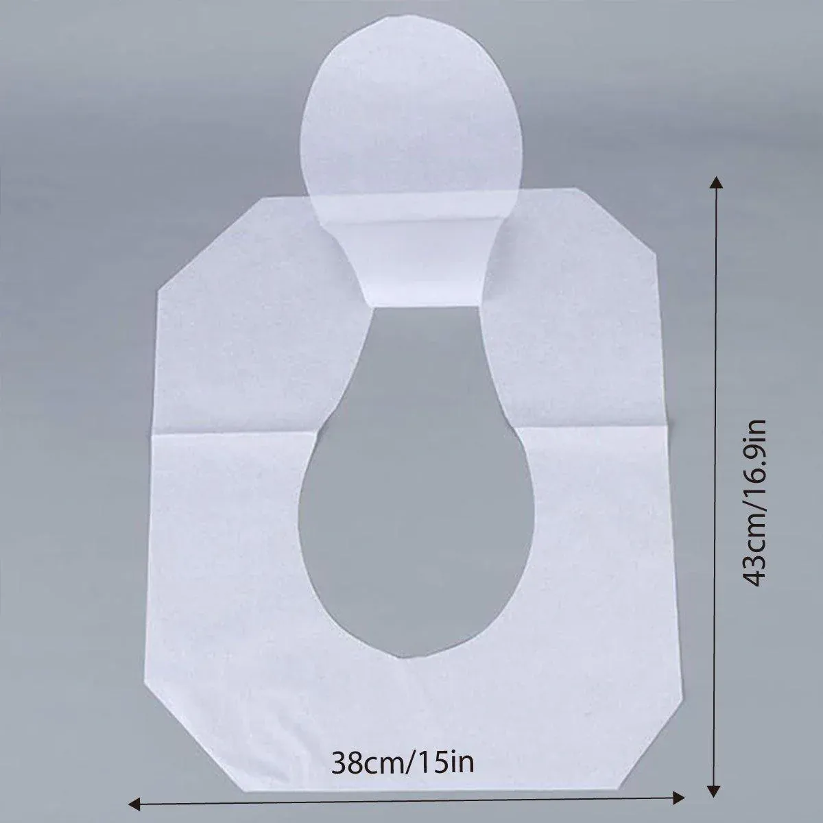 2PCS Travel Disposable Toilet Seat Covers Soluble Paper For Hotel Household Use โ image 3