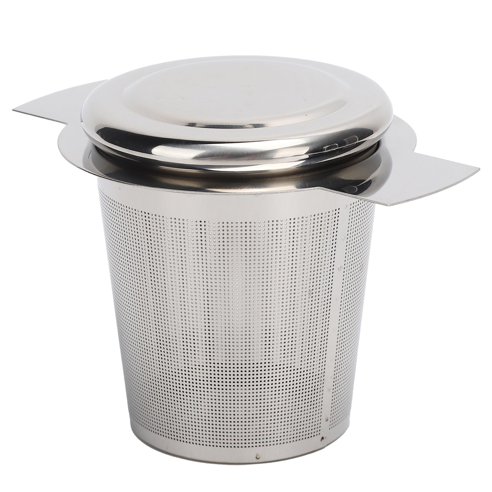 Tea Strainer Loose Leaf Tea Infuser Basket Fine Mesh Filter with Lid Teaware for CupStainless Steel β image 4