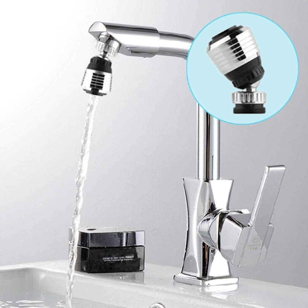 360 Degree Swivel Faucet Aerator Deluxe Water Saving Faucet Sprayer Water Saving Bubbler Pressurized Faucet Filter Kitchen Accessories — image 3