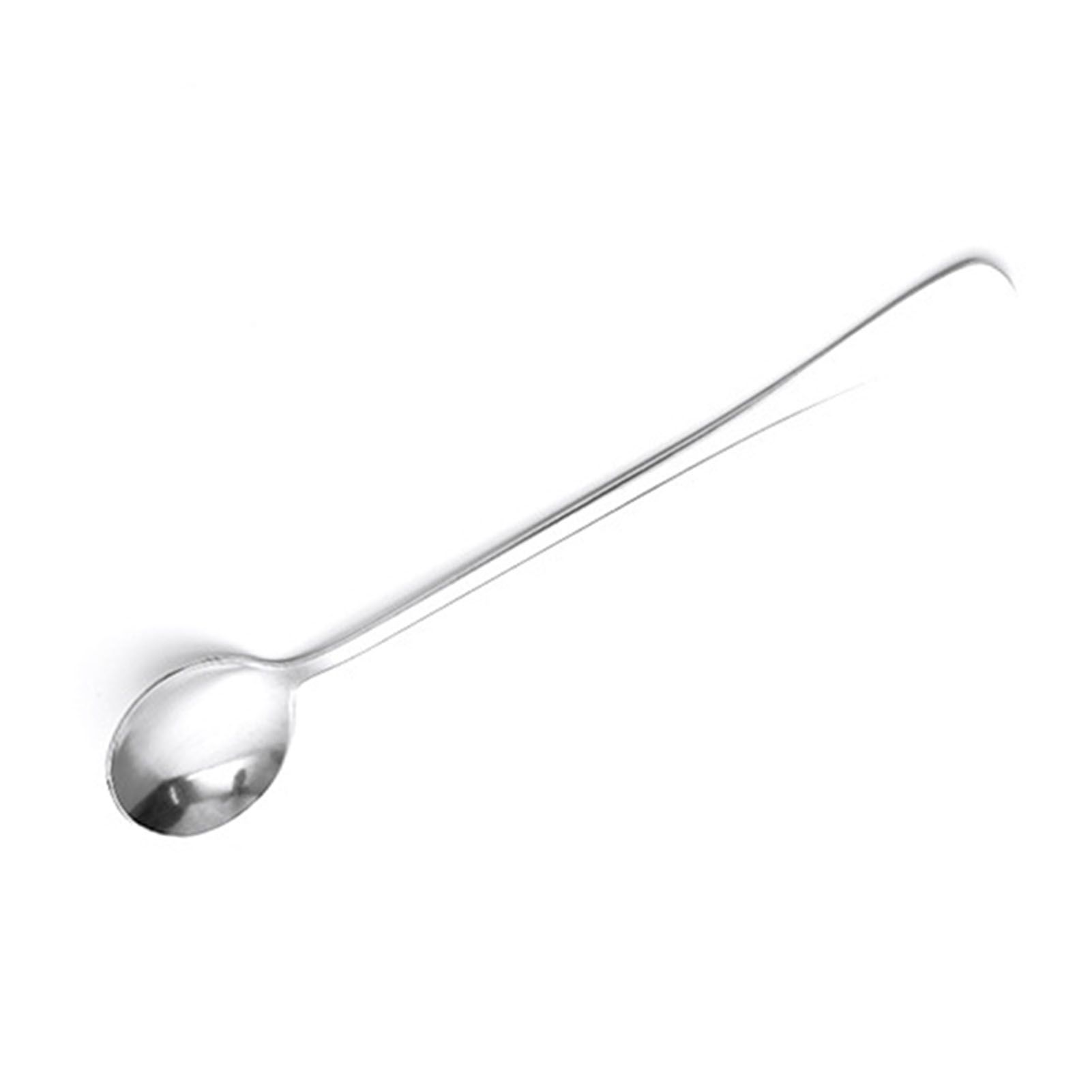 Long Handle Spoons Stainless Steel Elegant Multi Functional Stirring Spoons for Coffee Tea Dessert 3pcs Round Head โ image 2