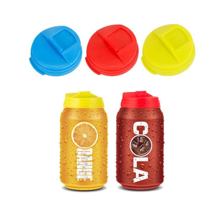 3 Pack Soda Can Covers Beer Cans Cover Leakproof Cap Press Type Splash Cap for Carbonated Water or Soft Drink โ image 3