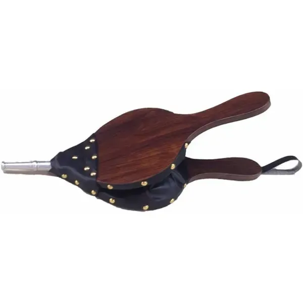 Fire Bellows Wooden Manual Air Blower for Quick Fire Starting for Charcoal Grill Campfire Fireplace Black 43 cm — image 4