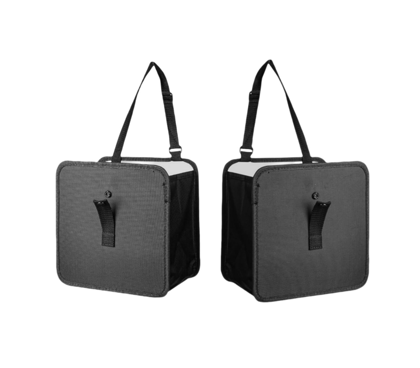 2pcs Foldable Car Trash Can, Hanging Waterproof Leakproof Trash Can Storage Bag for Car with Large Capacity, Car Interior Accessories